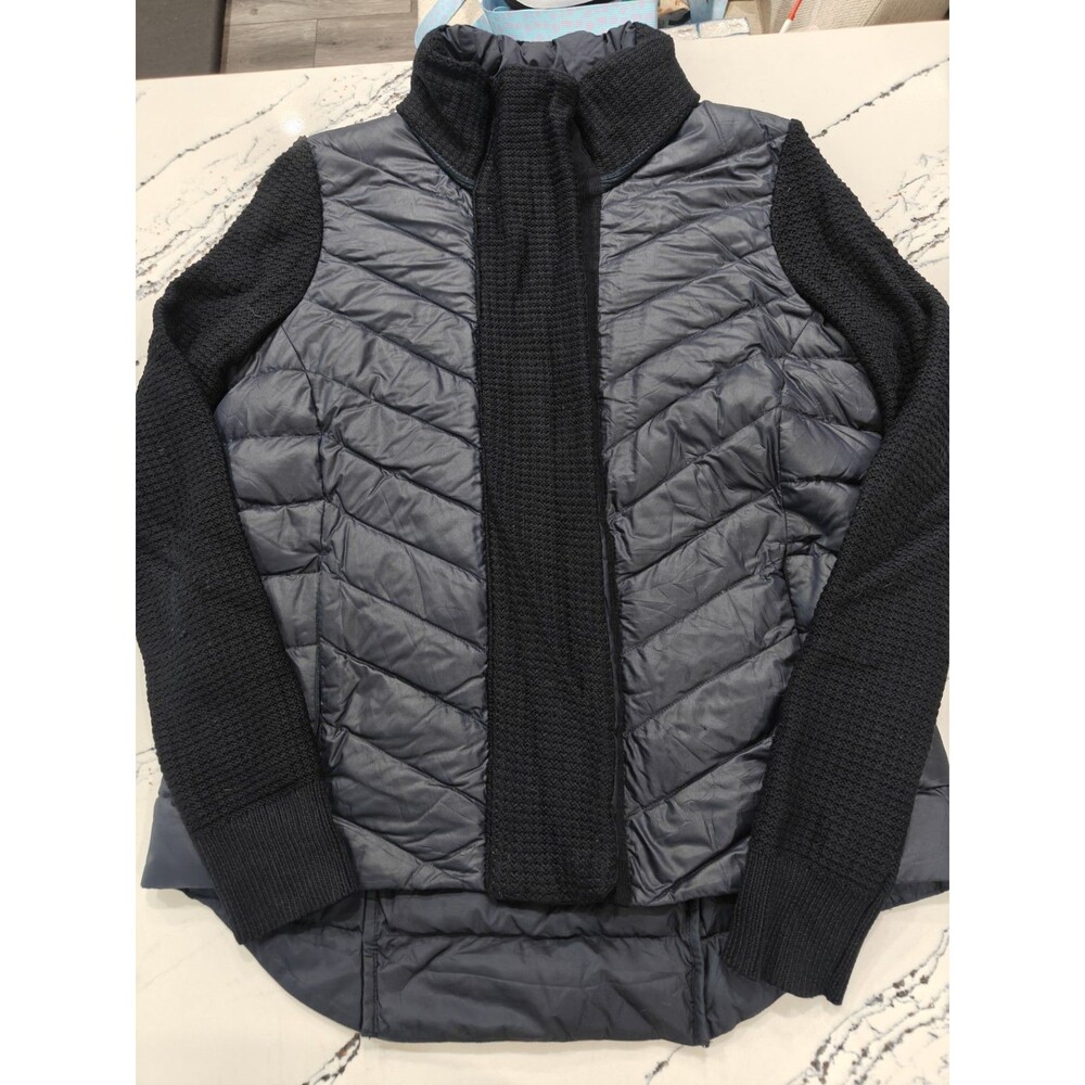 Athleta Blue Responsible Down Sweater Puffer Jacket Women's Medium